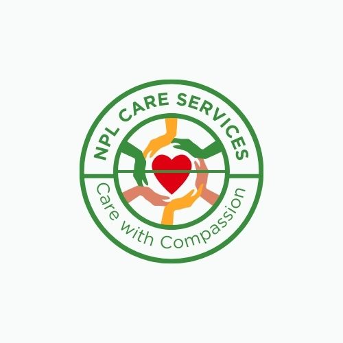 Green and Red Modern Charity & Donations Logo